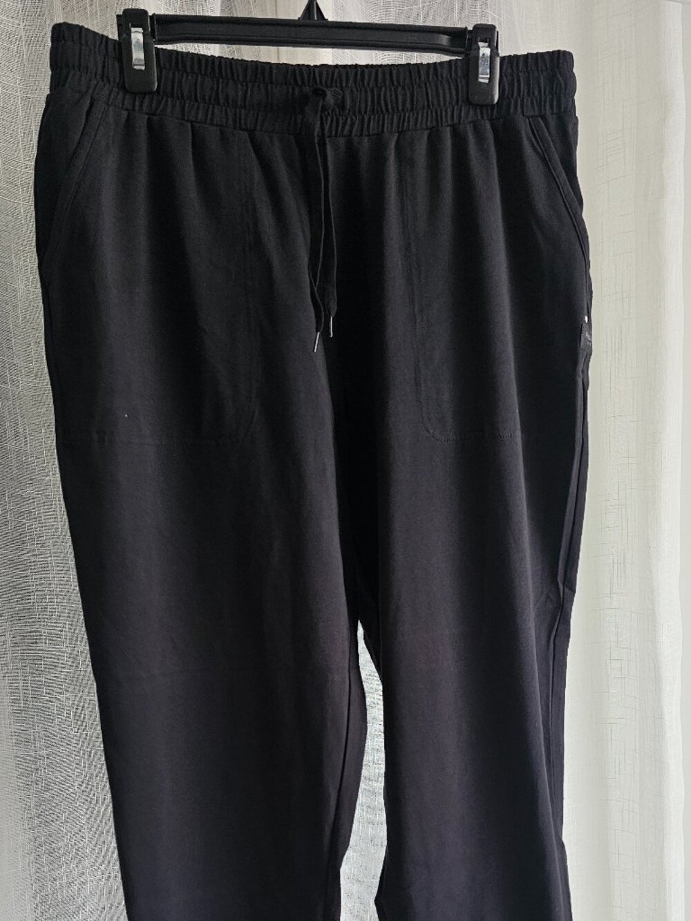 Life is good Women's Solid Crusher-FLEX Pant Black Size L NWT